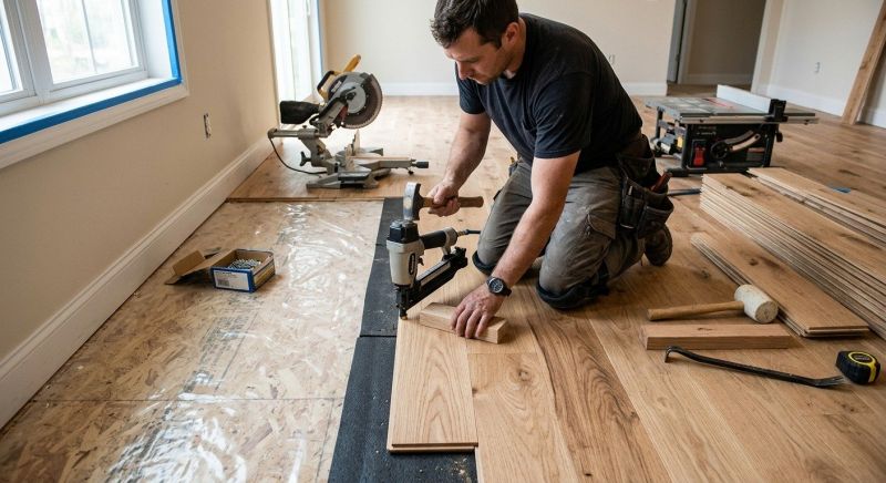 Hardwood Installation in Newport, MI