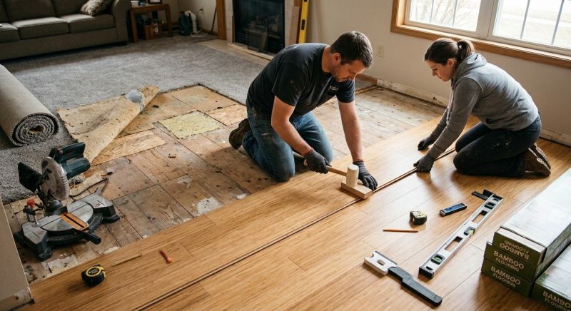 Bamboo Flooring Installation in Ypsilanti, MI