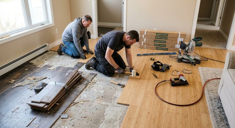 Bamboo Flooring Installation in Ypsilanti, MI