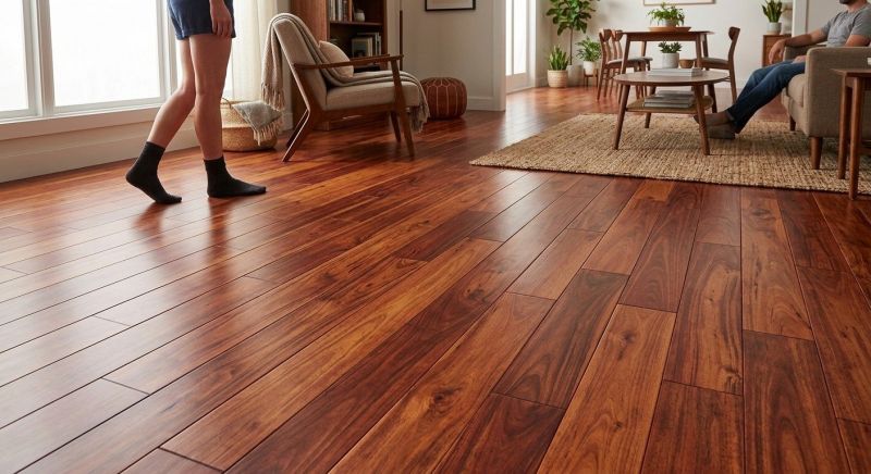 Cherry Floor Installation in Wyandotte, MI
