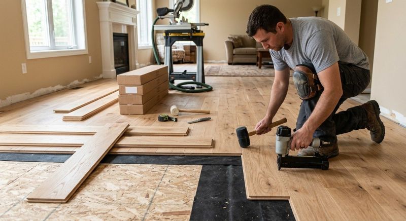 Hardwood Floor Installation in Dundee, MI