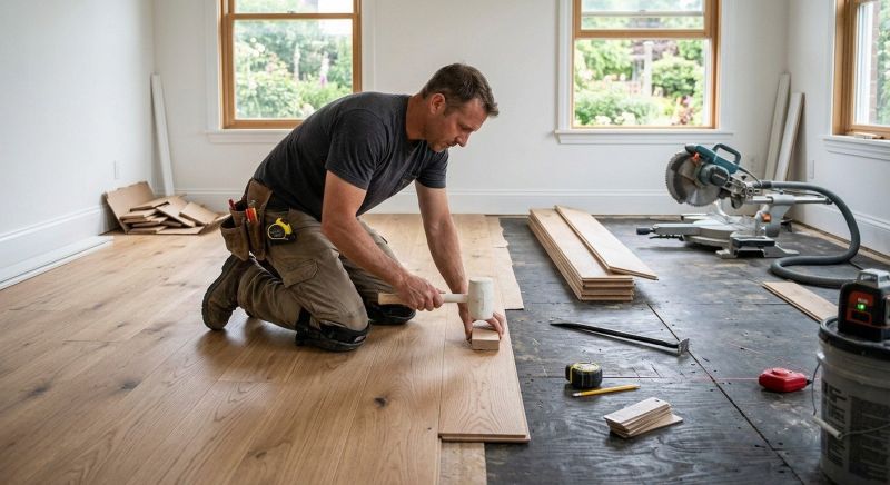 Hardwood Floor Installation in Dundee, MI
