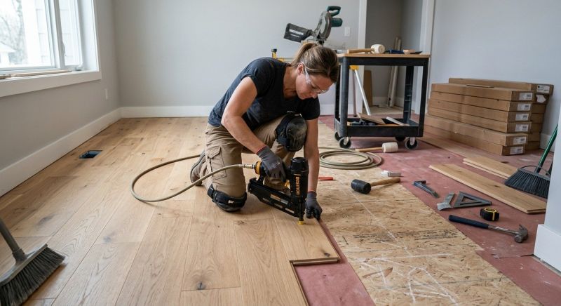 Hardwood Floor Installation in West Bloomfield, MI
