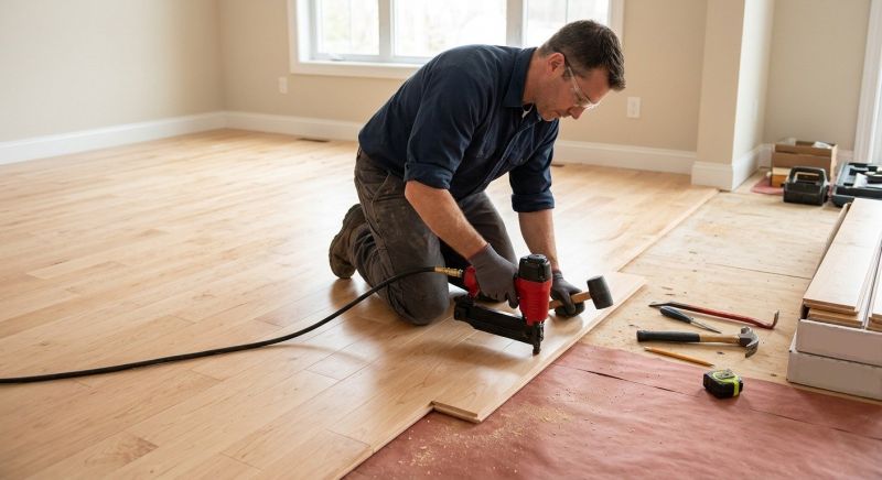 Maple Flooring Installation in Chelsea, MI