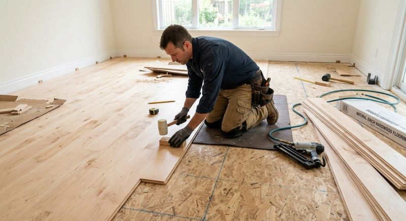 Maple Flooring Installation in Dearborn Heights, MI