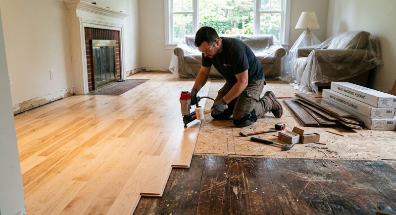Maple Flooring Installation in Taylor, MI