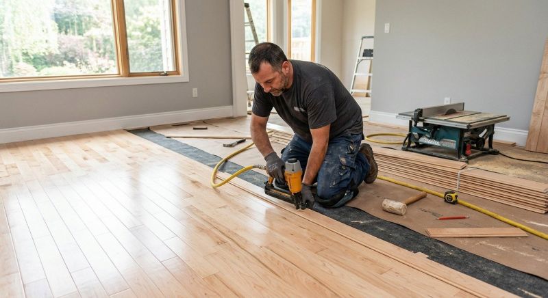 Maple Flooring Installation in Trenton, MI