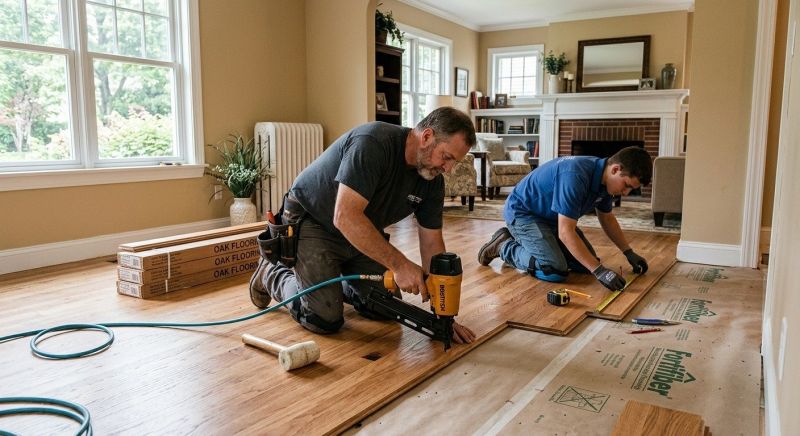 Oak Floor Installation in Ypsilanti, MI