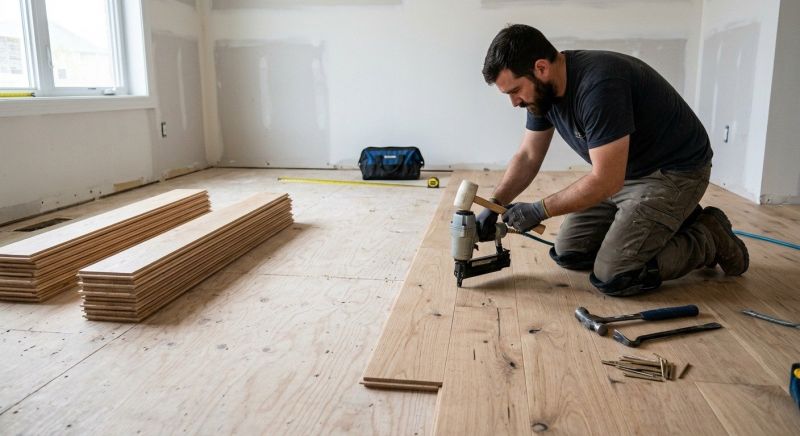 Oak Floor Installation in Romulus, MI