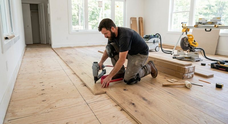 Oak Floor Installation in Romulus, MI