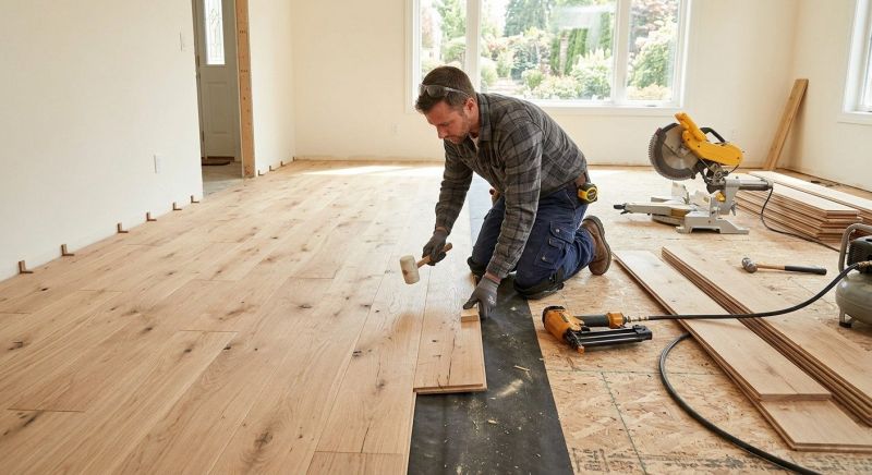 Oak Floor Installation in Taylor, MI