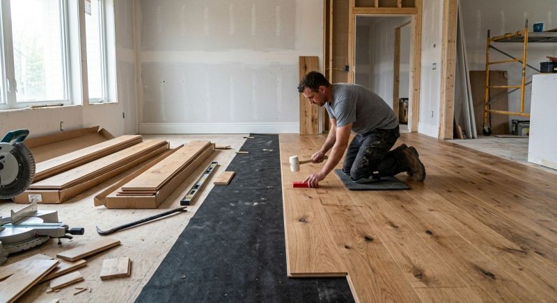 Wide Plank Floor Installation in Ypsilanti, MI