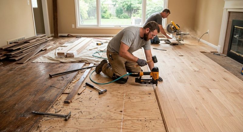 Wood Floor Replacement in Wyandotte, MI