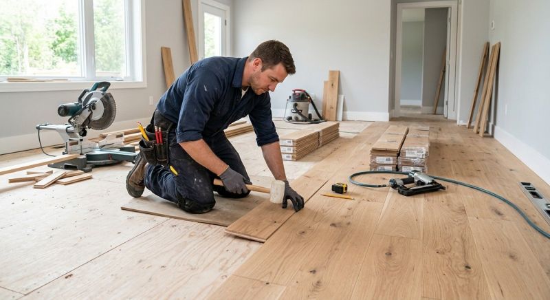 Wood Flooring Installation in Saline, MI