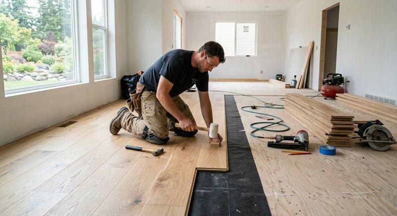 Wood Flooring Installation in Willis, MI
